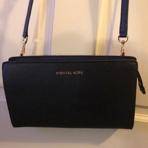 Brand New Black Michael Korda Crossbody